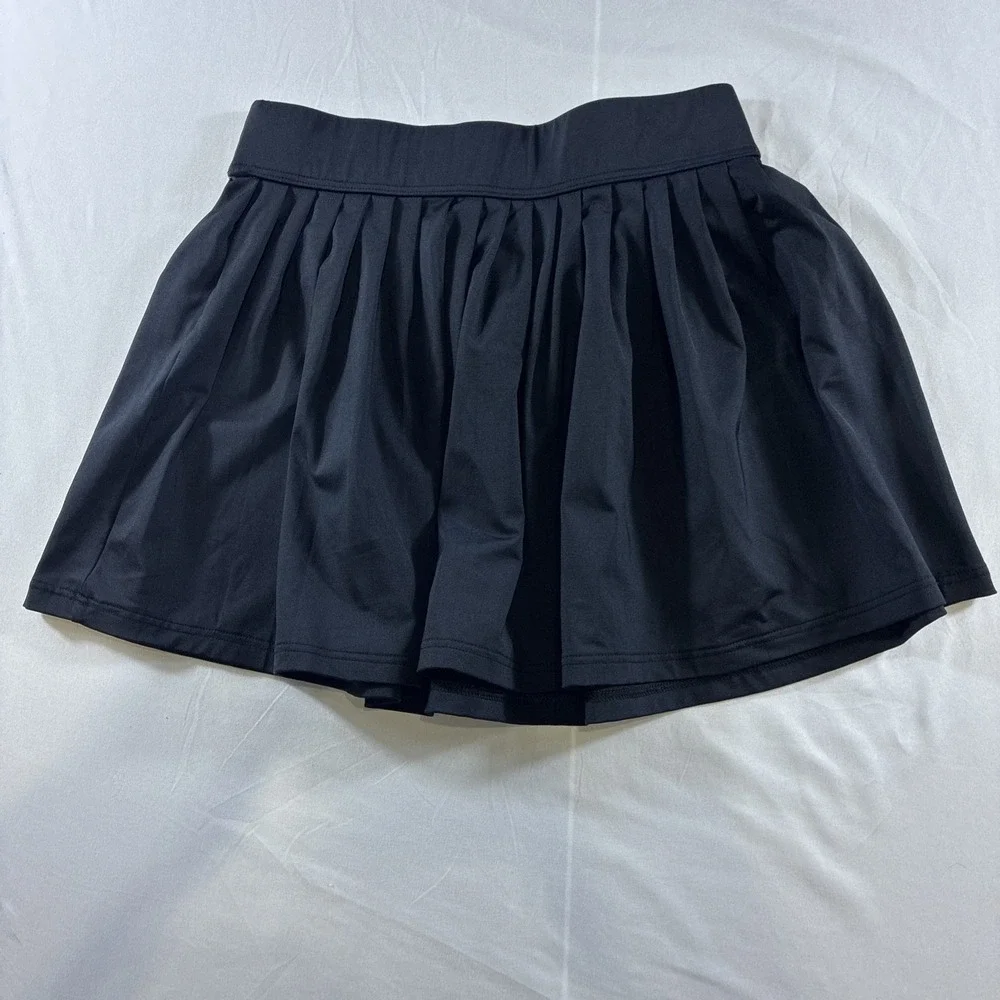 Kate Spade‎ New York Dive Right In Black Pleated Swim Skirt Small